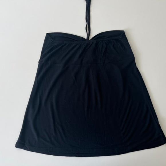 Women's Top black with adjustable neck tie Size S - Picture 3 of 4